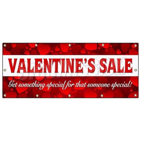 SIGNMISSION VALENTINES DAY SALE BANNER SIGN sale holiday valentine romantic love B-120 Valentines Day Sale